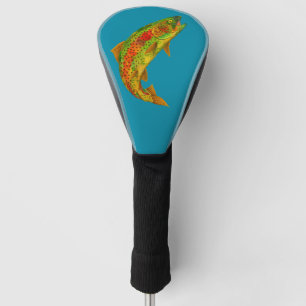 Aspen Leaf Rainbow Trout 5 Golf Head Cover