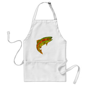 Aspen Leaf Rainbow Trout 5 Standard Apron
