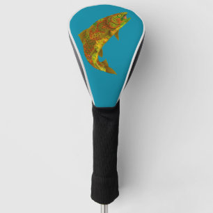 Aspen Leaf Rainbow Trout 6 Golf Head Cover