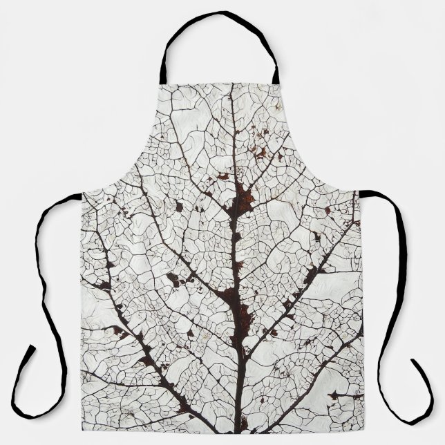 Aspen Leaf Skeleton 1 Apron (Front)