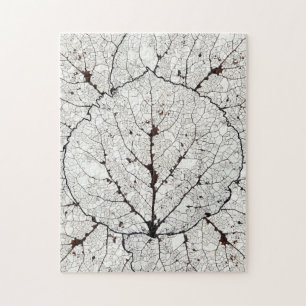 Aspen Leaf Skeleton 1 Jigsaw Puzzle