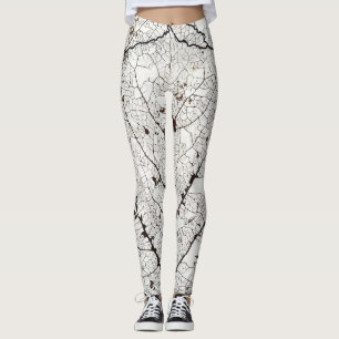 Aspen Leaf Skeleton 1 Leggings