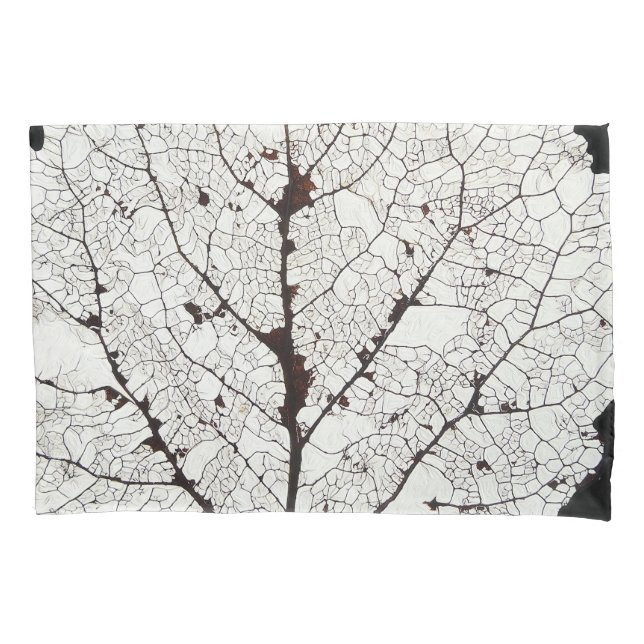 Aspen Leaf Skeleton 1 Pillowcase (Front-Left)