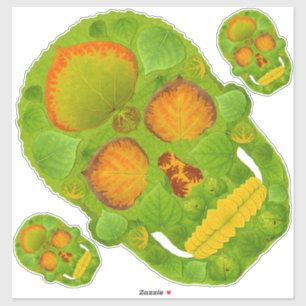 Aspen Leaf Skull 10