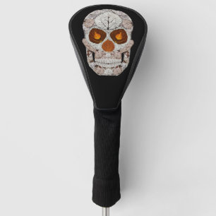Aspen Leaf Skull 11 Golf Head Cover