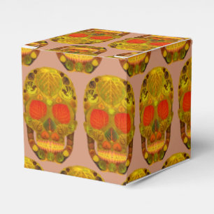 Aspen Leaf Skull 12 Favour Box