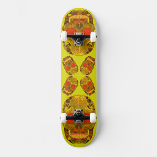 Aspen Leaf Skull 12 Skateboard