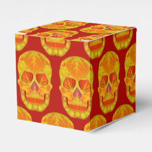 Aspen Leaf Skull 13 Favour Box