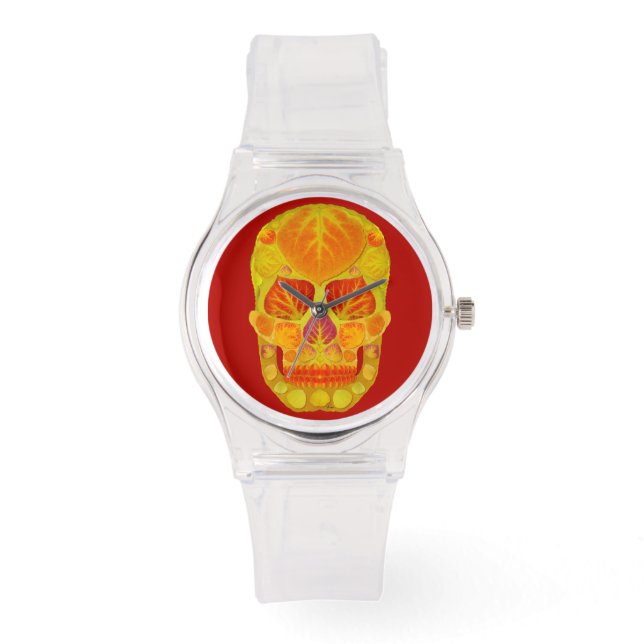 Aspen Leaf Skull 13 Watch (Front)