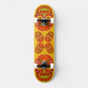 Aspen Leaf Skull 16 Skateboard