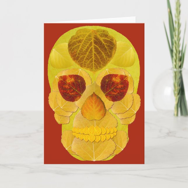Aspen Leaf Skull 1 Card (Front)