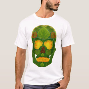 Aspen Leaf Skull 9 T-Shirt