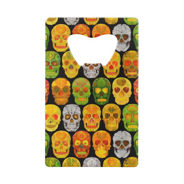 Aspen Leaf Skulls seamless pattern 2018 (Front)