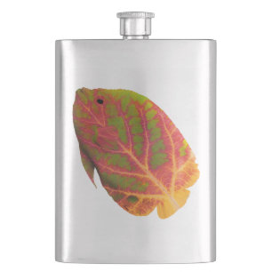 Aspen Leaf Tropical Fish 1 Hip Flask