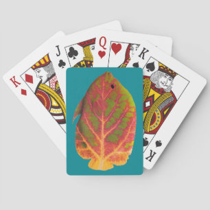 Aspen Leaf Tropical Fish 1 Playing Cards