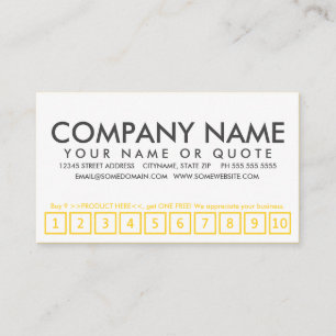 aspen leaves loyalty punch card