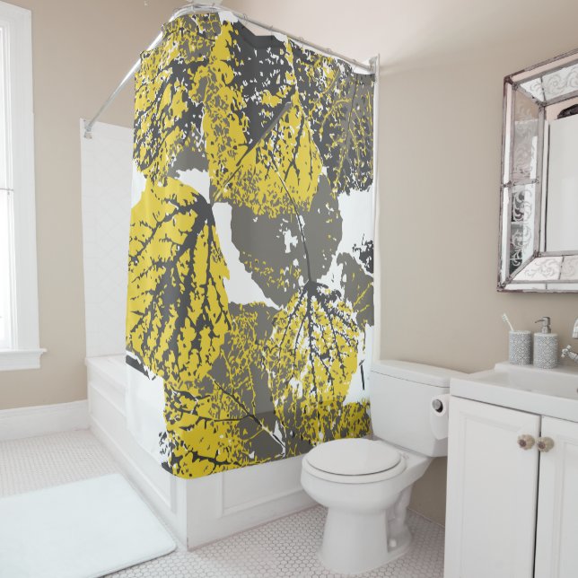 aspen leaves shower curtain (In Situ)
