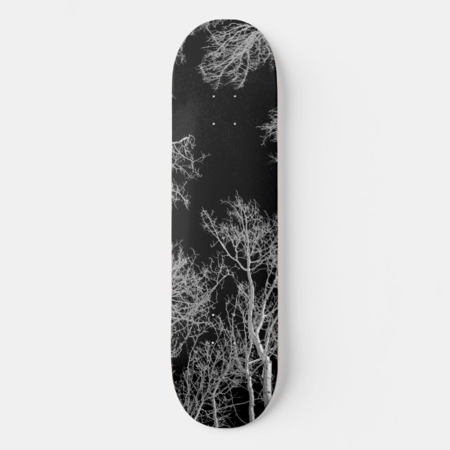 Aspen Skateboard Deck - Black Night (Front)