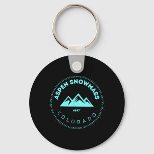 Aspen Snowm Colorado Mountain Town - Elevated Co S Key Ring