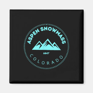 Aspen Snowm Colorado Mountain Town - Elevated Co S Magnet