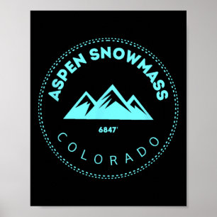 Aspen Snowm Colorado Mountain Town - Elevated Co S Poster
