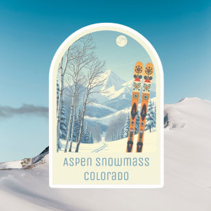 Aspen Snowmass Colorado ski holiday souvenir