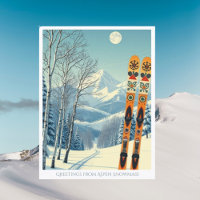 Aspen Snowmass ski vacation Postcard