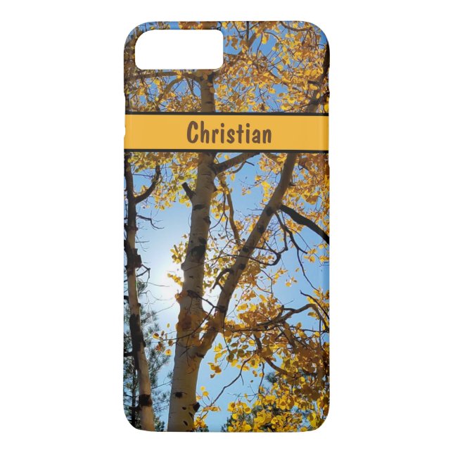 Aspen Tree Golden  Fall Foliage Arizona Case-Mate iPhone Case (Back)
