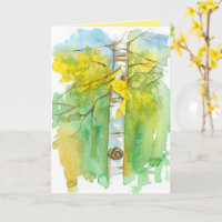 Aspen Tree Wishing You A Wonderful Autumn Season 