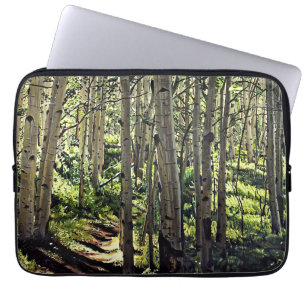Aspen Tree Woodland Laptop Sleeve