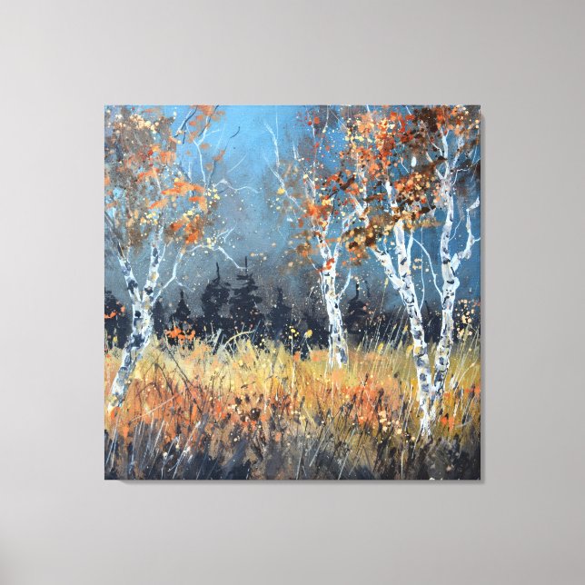 Aspen trees canvas print (Front)