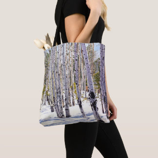 Aspen Trees in the Forest Tote Bag