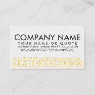 aspen trees loyalty punch card