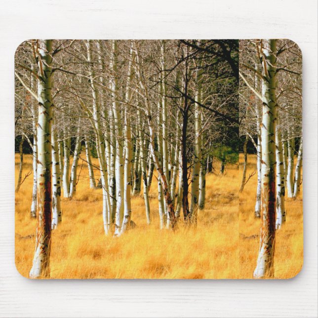 aspen trees mousepad (Front)