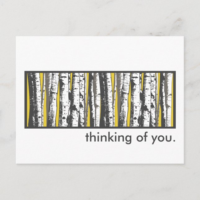 aspen trees postcard (Front)