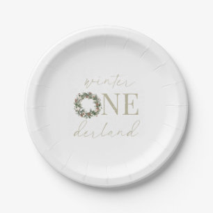 ASPEN Winter ONEderland Paper Tableware Paper Plate