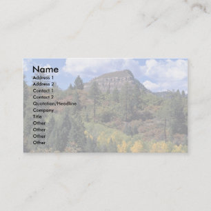 Aspens, Colorado Rockies Business Card