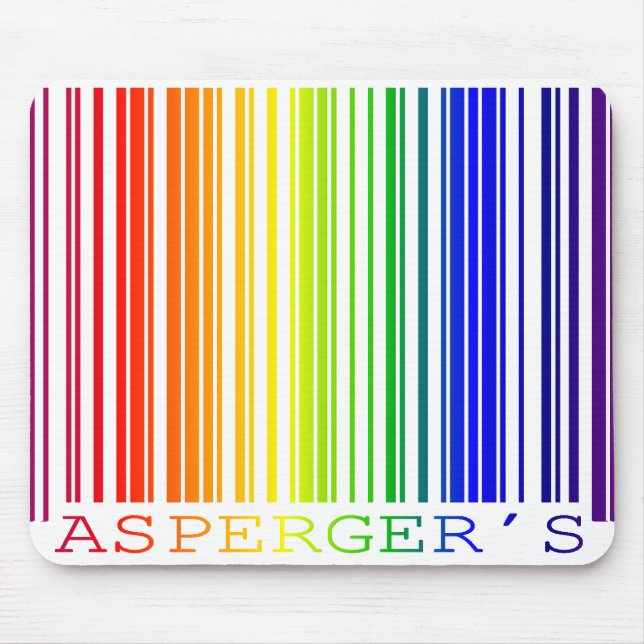 Asperger's Code Mouse Mat (Front)