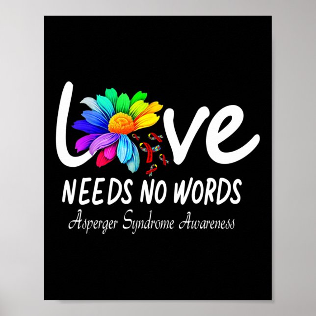 Asperger's Syndrome Awareness  Poster (Front)