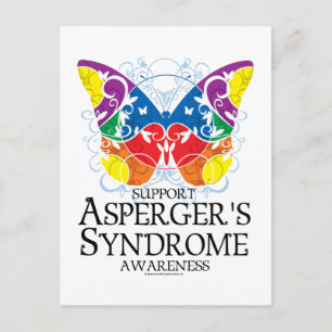 Asperger's Syndrome Butterfly Postcard