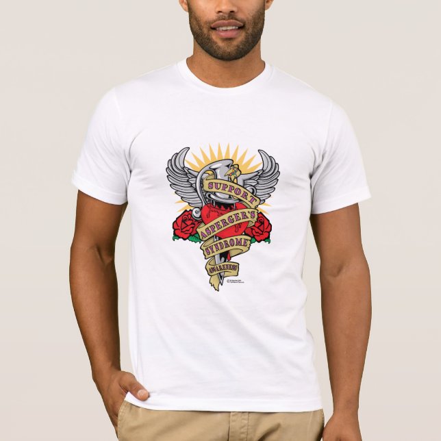 Asperger's Syndrome Dagger T-Shirt (Front)