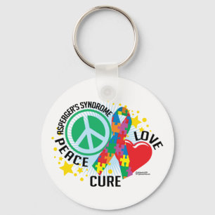 Asperger's Syndrome PLC Key Ring