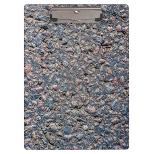 Asphalt and pebbles texture clipboard