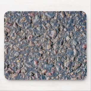 Asphalt and pebbles texture mouse mat