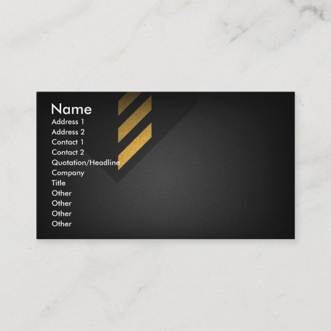 Asphalt Business Card (Front)