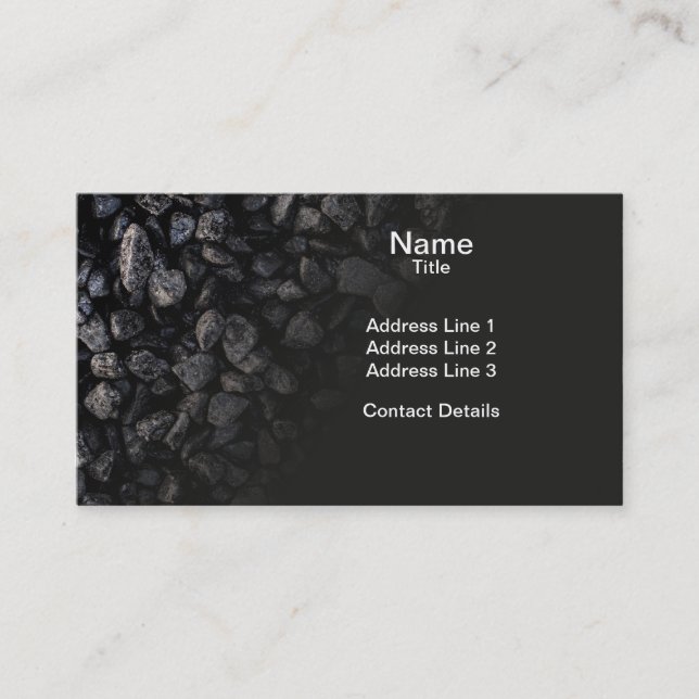 Asphalt Gravel Business Card (Front)