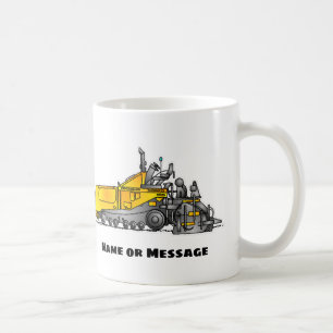 Asphalt Paver Mug, Construction Mug, Truck Mugs