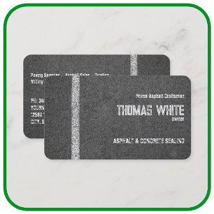 Asphalt Paving Business Card