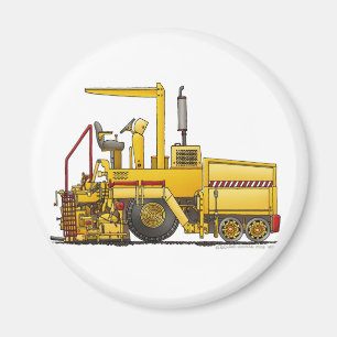 Asphalt Paving Machine Construction Magnets