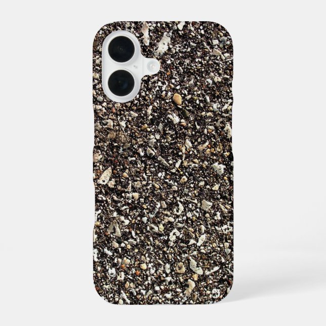 Asphalt Print iPhone 16 Case (Back)